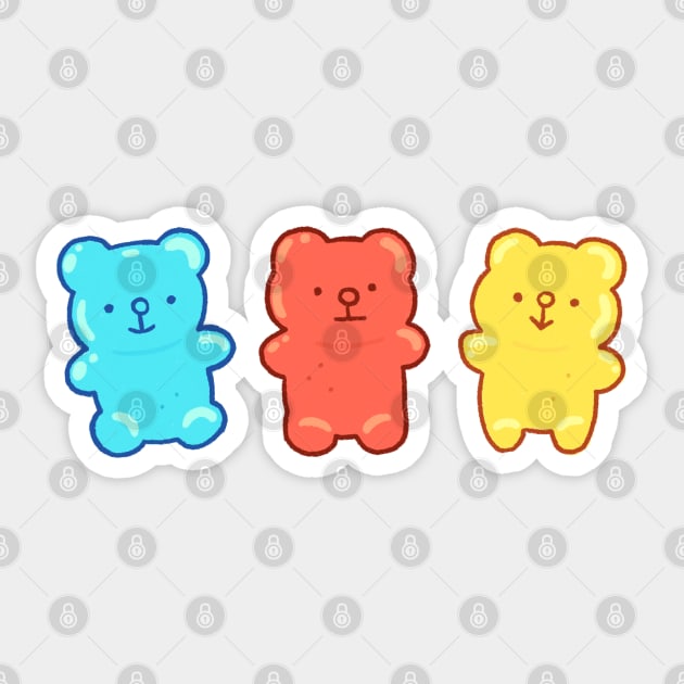 Yummi Gummi Bears Sticker by doodledate